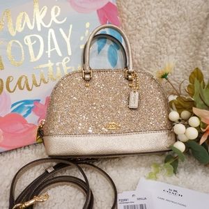 Coach mini Sierra glitter